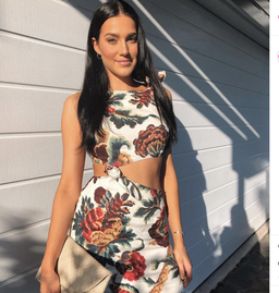 Sir The Label Ambroise Knot Dress Midi Floral Print | AU 8 for rent on The Volte - image 14