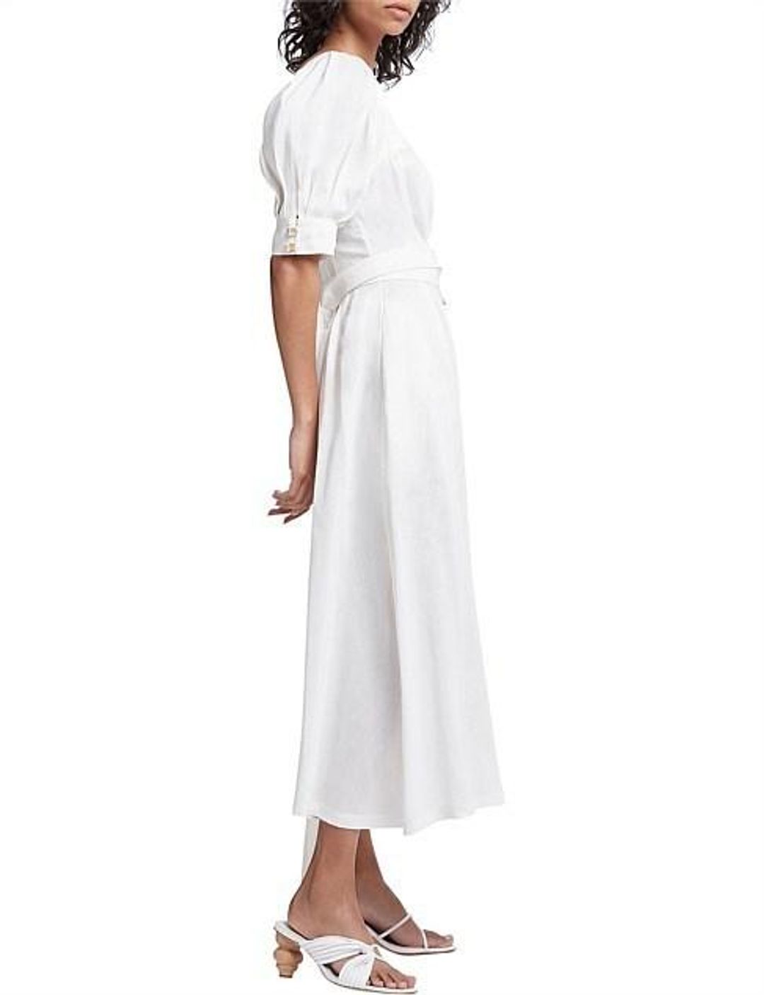 Aje Aspect Dress White Size 6 for rent on The Volte - main image