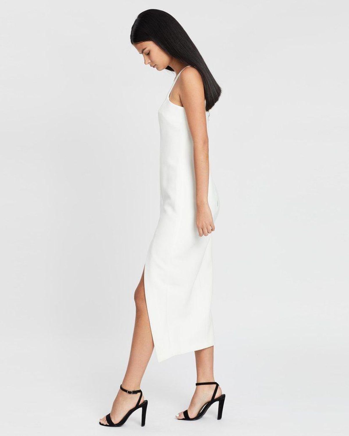 BYJOHNNY CONTOUR LINES SPLIT MIDI DRESS - SIZE 6 - Image 6