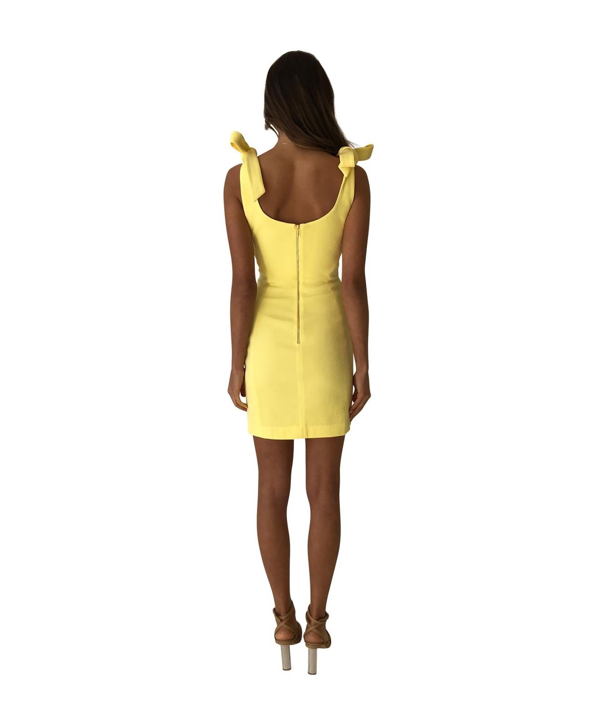 Rebecca Vallance Zinnia Mini Dress Yellow Size 8 - Image 3