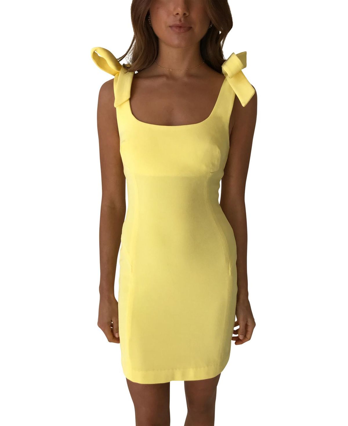 Rebecca Vallance Zinnia Mini Dress Yellow Size 8 - Image 2