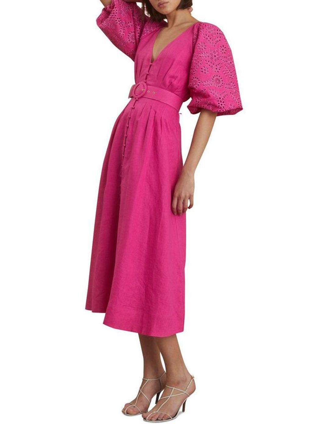 Nicholas Hassina Maxi Dress Pink Size 10 for rent on The Volte - main image
