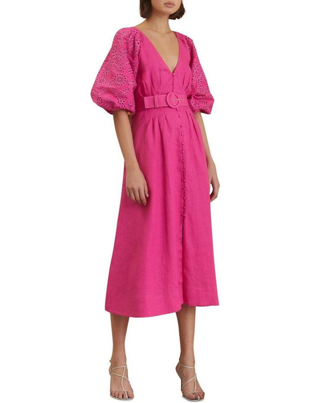 Nicholas Hassina Maxi Dress Pink Size 10 - Image 2