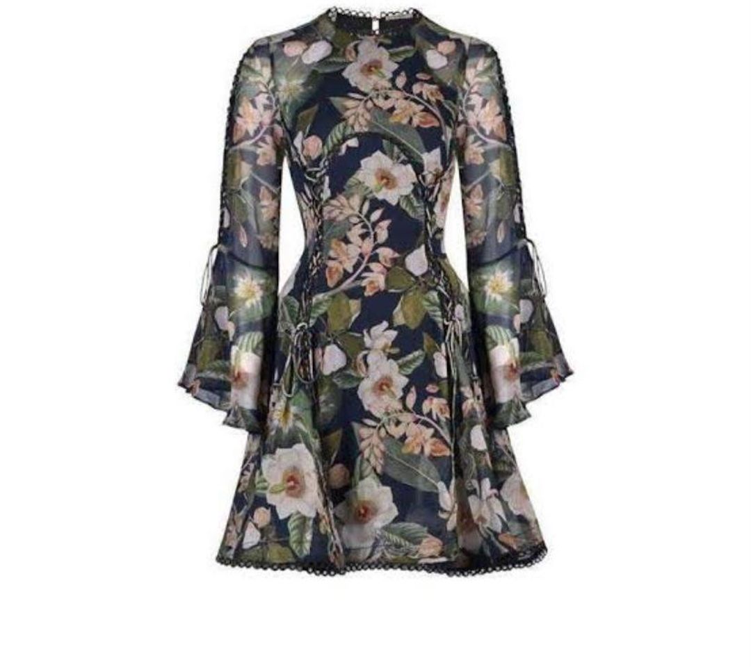 Thurley Poppy Paradise Print Dress - Size 10 for rent on The Volte - main image