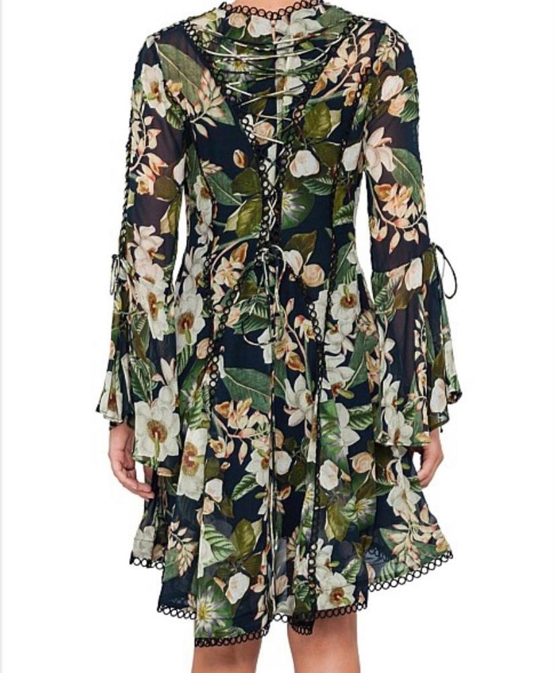 Thurley Poppy Paradise Print Dress - Size 10 for rent on The Volte - main image