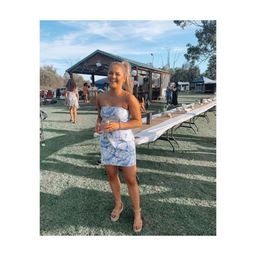 Bec & Bridge Banana Leaf Mini Dress for rent on The Volte - image 2