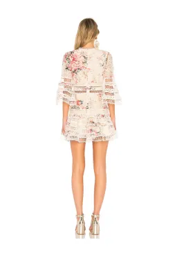 Zimmermann Laelia Diamond Flutter Mini Dress Floral Size 2 / Au 12 for rent on The Volte - image 2