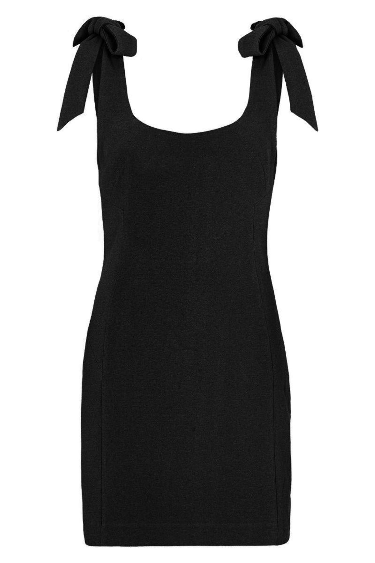 Rebecca Vallance - Dahlia Mini Black Dress Size 6 - Image 2
