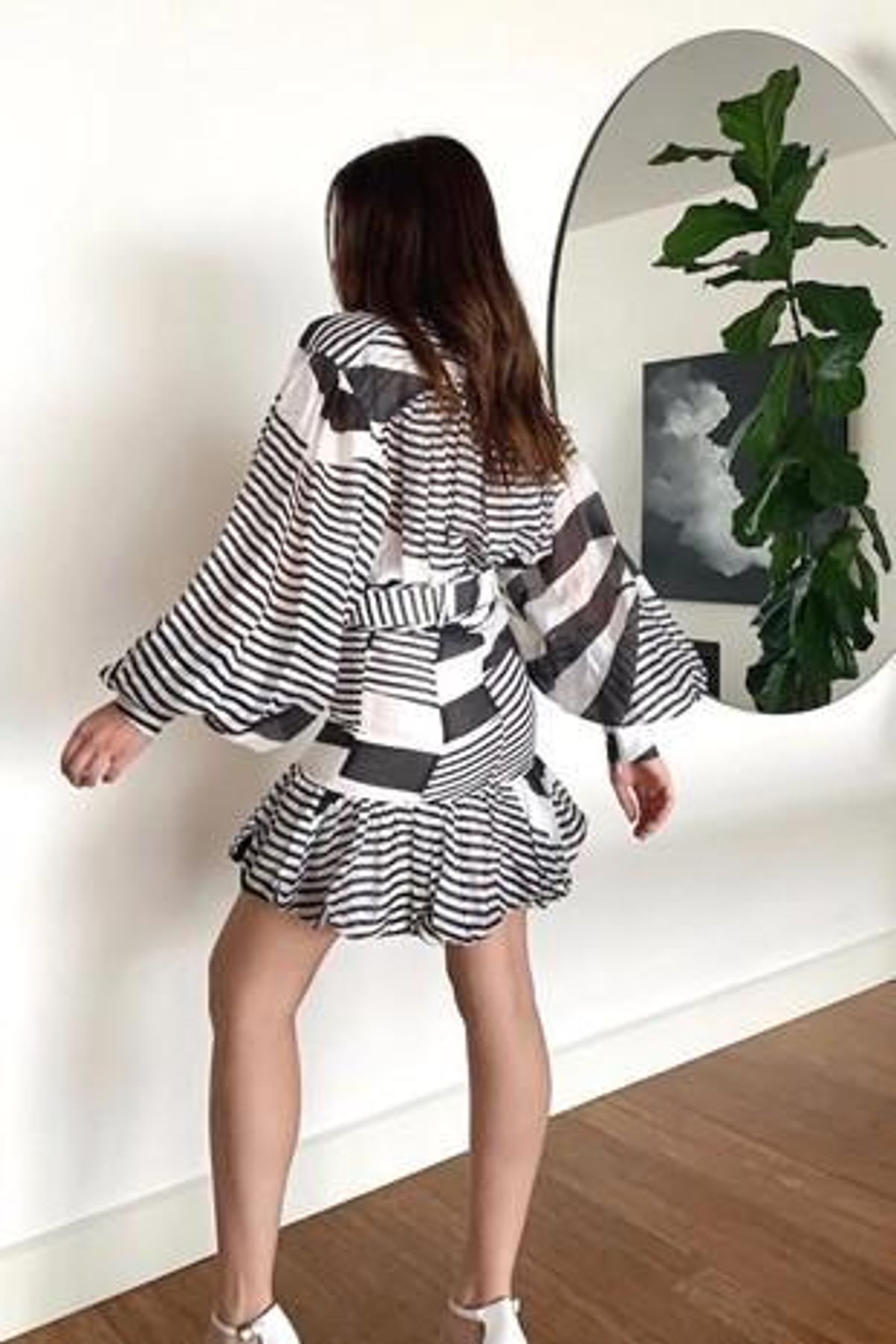 Mackenzie Mode Seeing Stars Dress Black/White Size 14 - Image 2