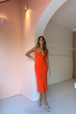 Bec & Bridge Ulla Cut Out Midi Dress for rent on The Volte - image 1