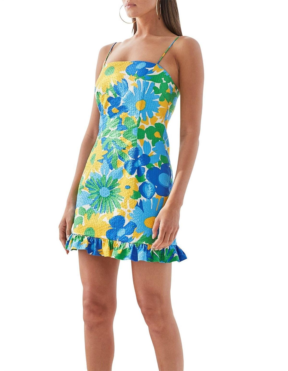 By Johnny Sunday floral frill mini dress - Image 2