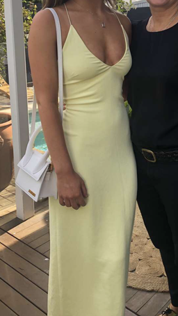 Dion Lee Whitewash Floating Coil Slip Dress for rent on The Volte - image 3