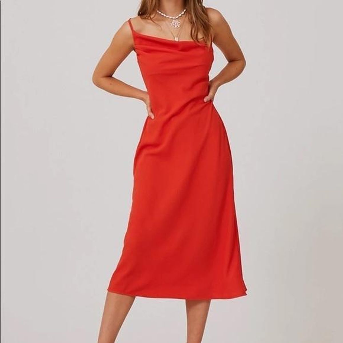 Finders Keepers Chains Midi Dress - Image 1