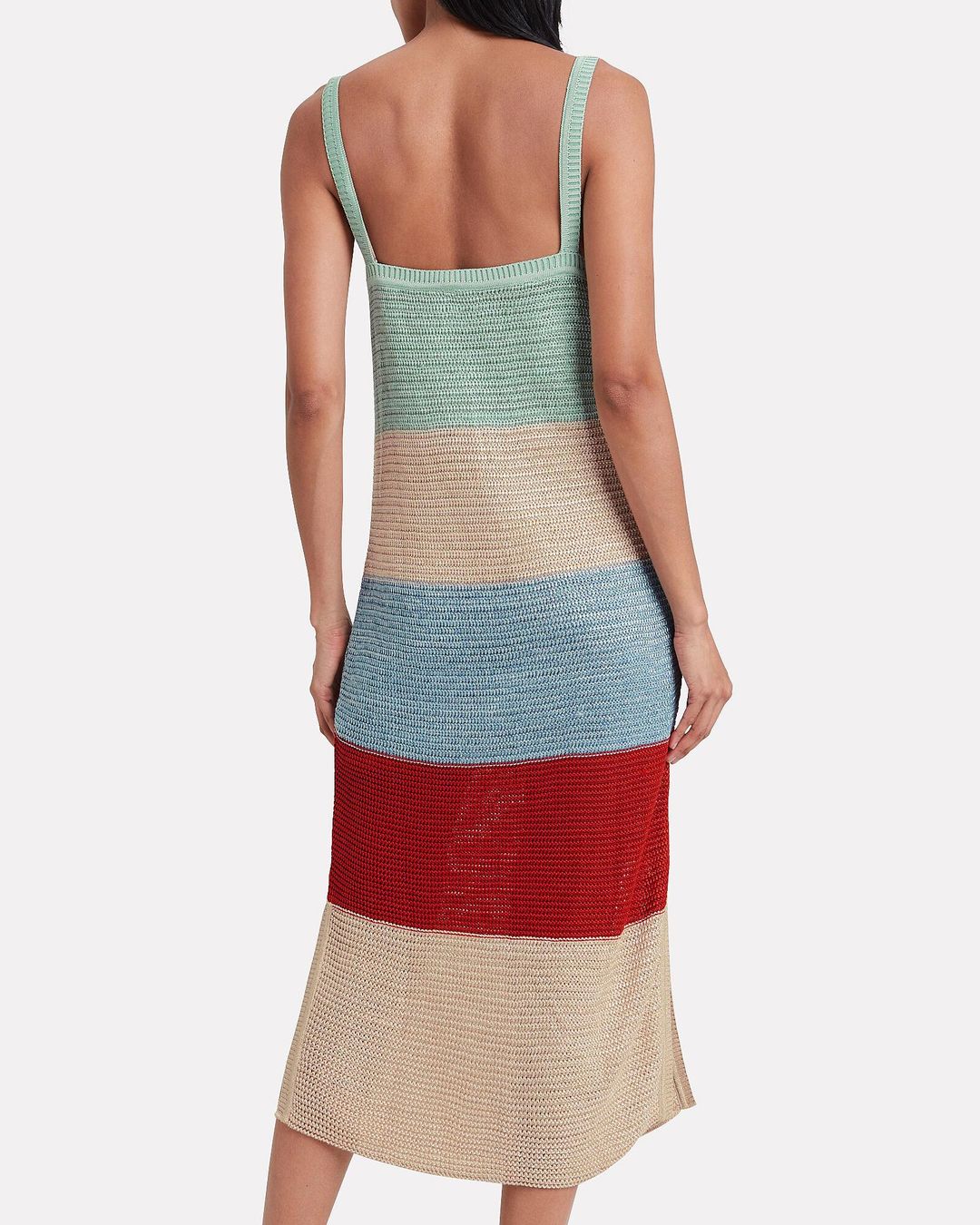 Suboo Lucy Knitted Wide Stripe Midi dress for rent on The Volte - main image