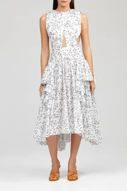 Acler Grosvenor Dress Print Size 8 for rent on The Volte - image 1