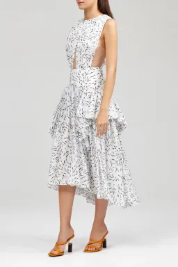 Acler Grosvenor Dress Print Size 8 for rent on The Volte - image 3