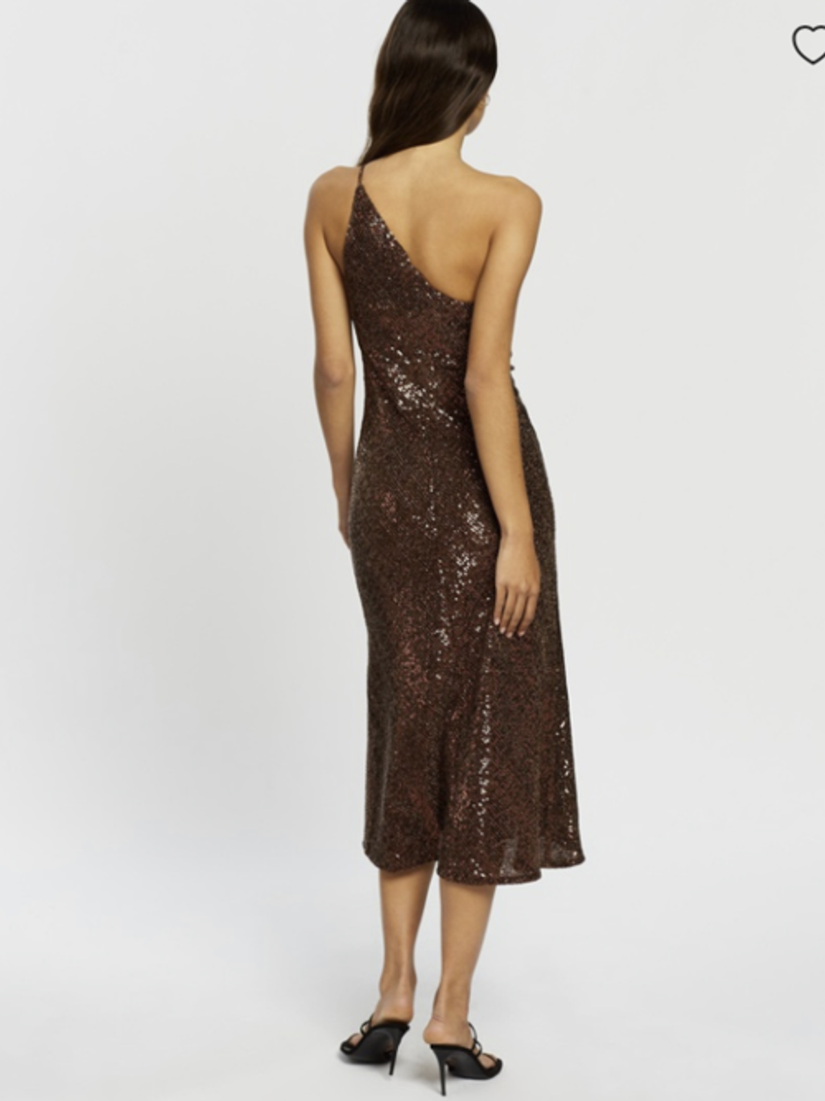 By Johnny Shine Asymmetric Bias Midi Dress - Image 6