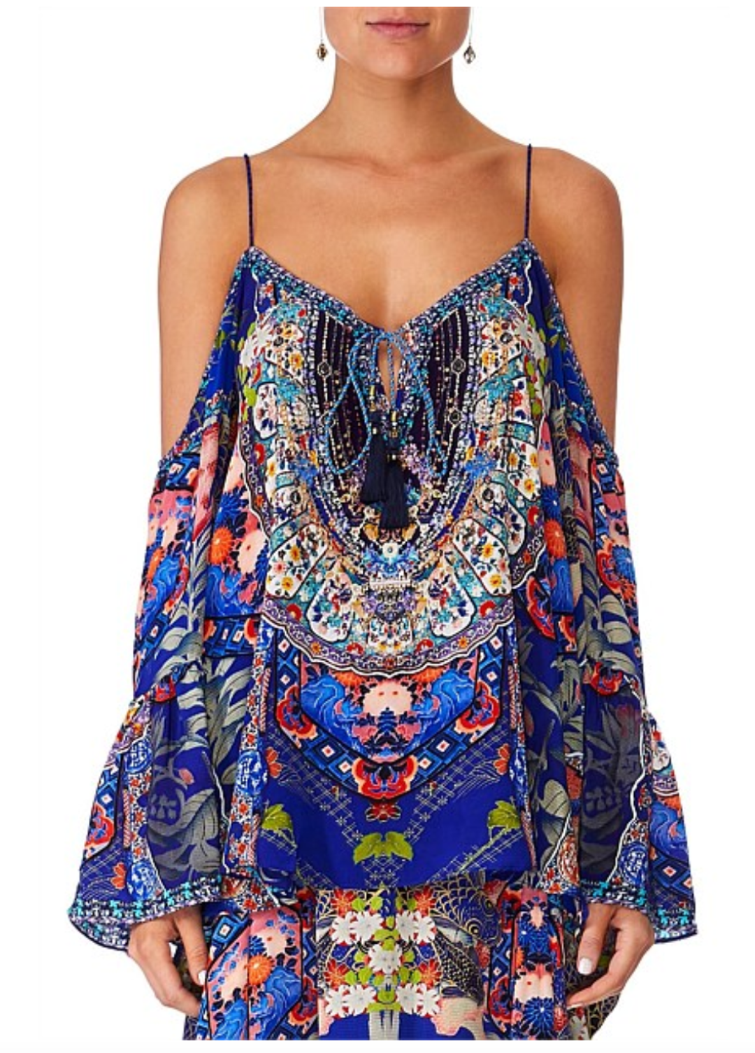 Camilla Saturn Sister Drop Shoulder Top Size Medium for rent on The Volte - main image