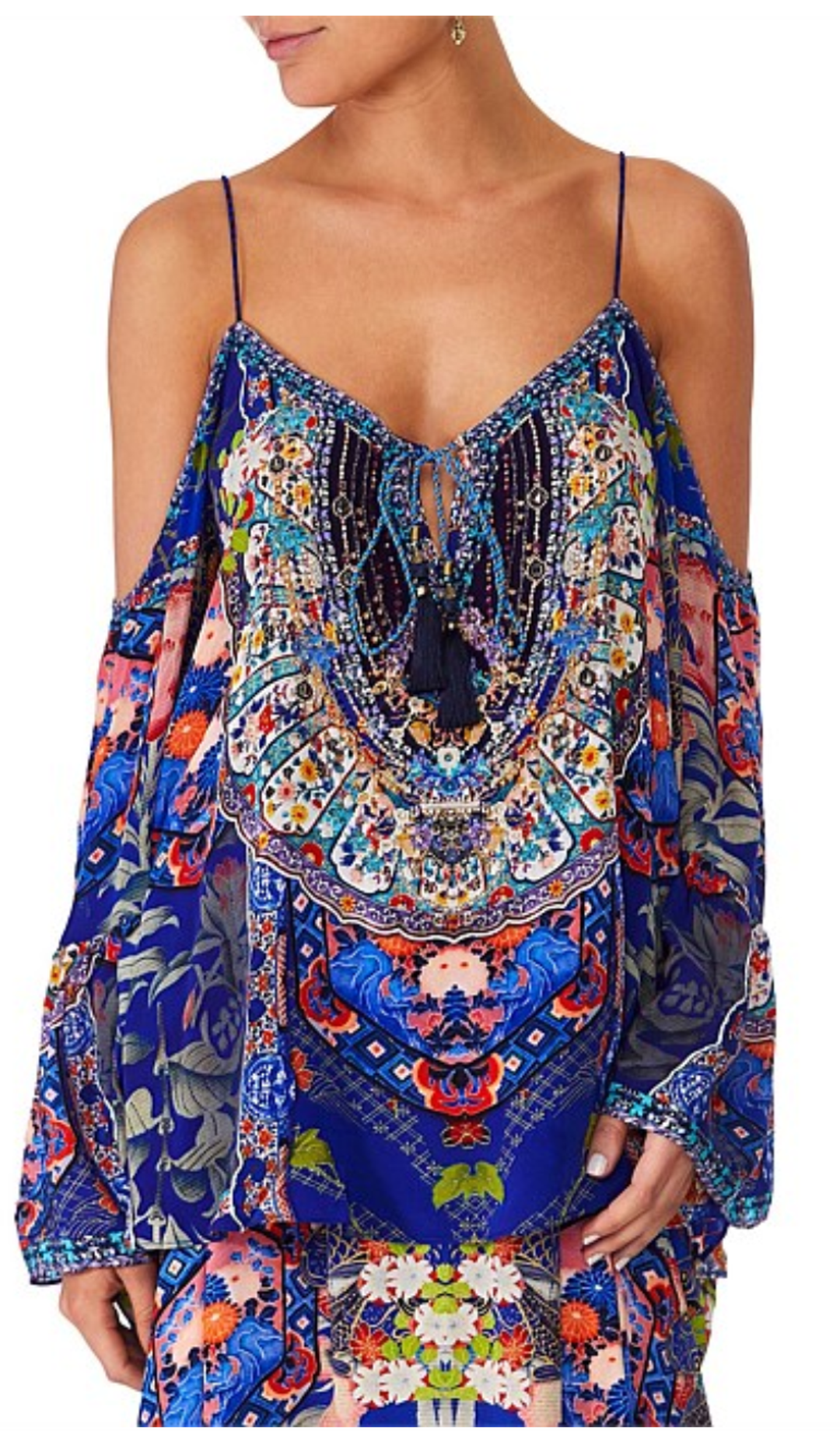 Camilla Saturn Sister Drop Shoulder Top Size Medium for rent on The Volte - main image