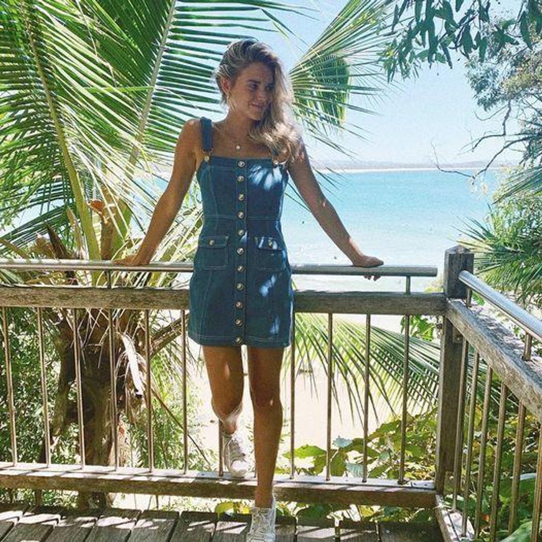 Alice Mccall Woodstock Mini Dress Blue Size 8 for rent on The Volte - main image