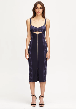 Alice McCall Loveland Indigo Midi Dress for rent on The Volte - image 1