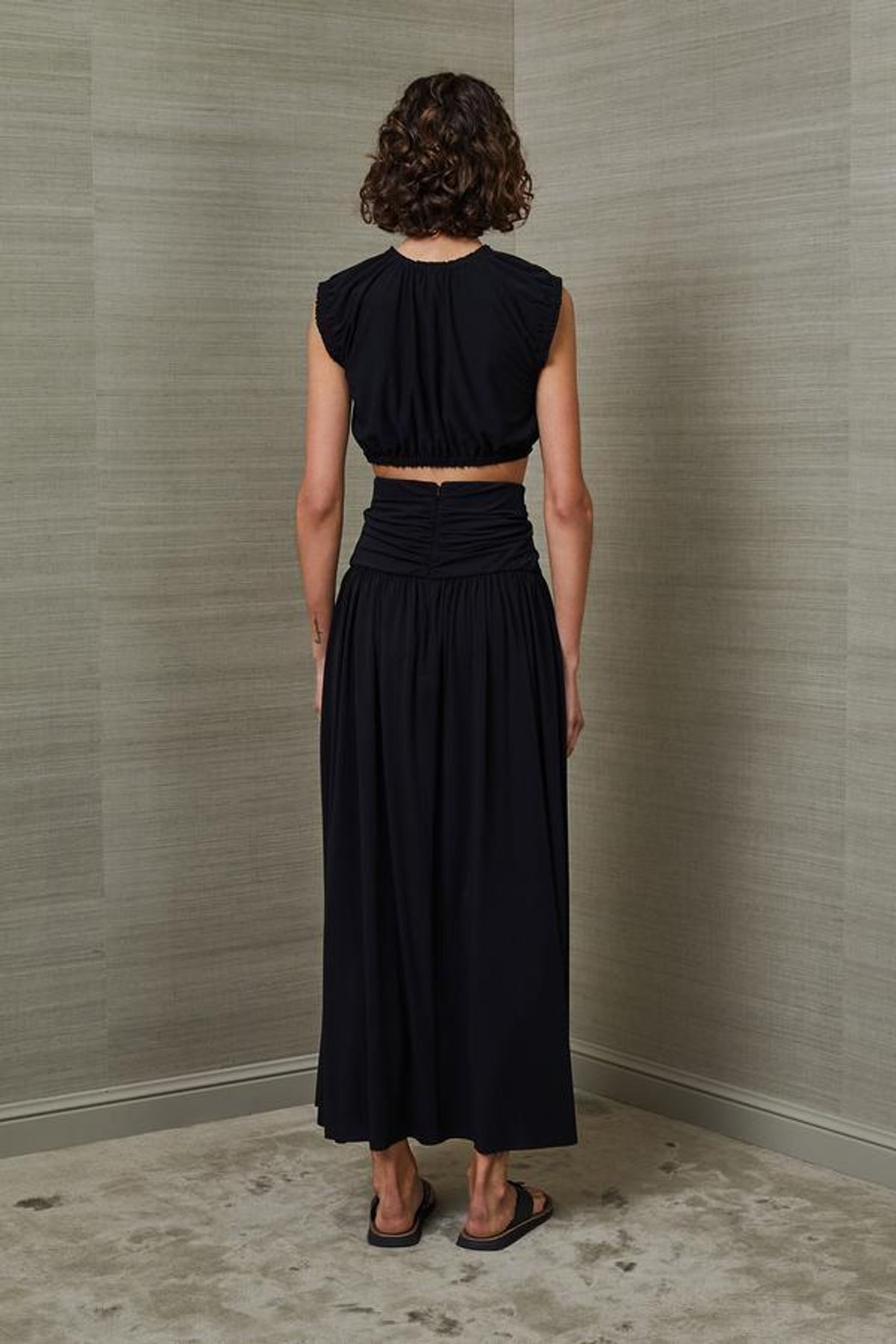 Bec & Bridge Black Minx Top and Skirt Set Black Size AU 8 - Image 4