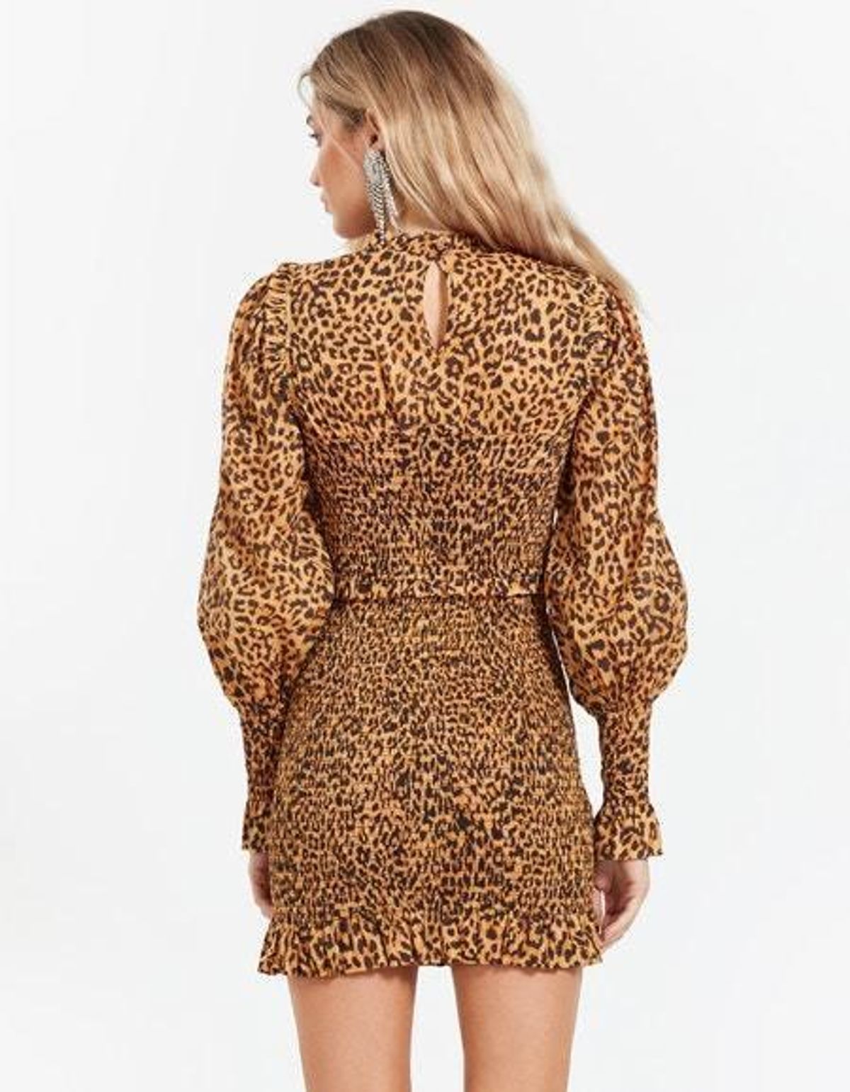 Bec & Bridge Lions Den Mini Dress Print Size AU 6 - Image 2