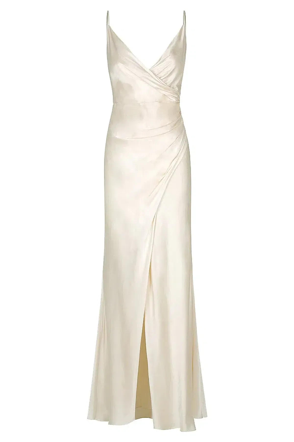 Shona Joy La Lune Cross Draped Maxi Dress Desert Cream Size 12 - Image 3