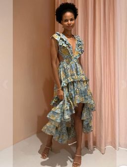 Magali Pascal Botanic Dress in Eden Print for rent on The Volte - image 2