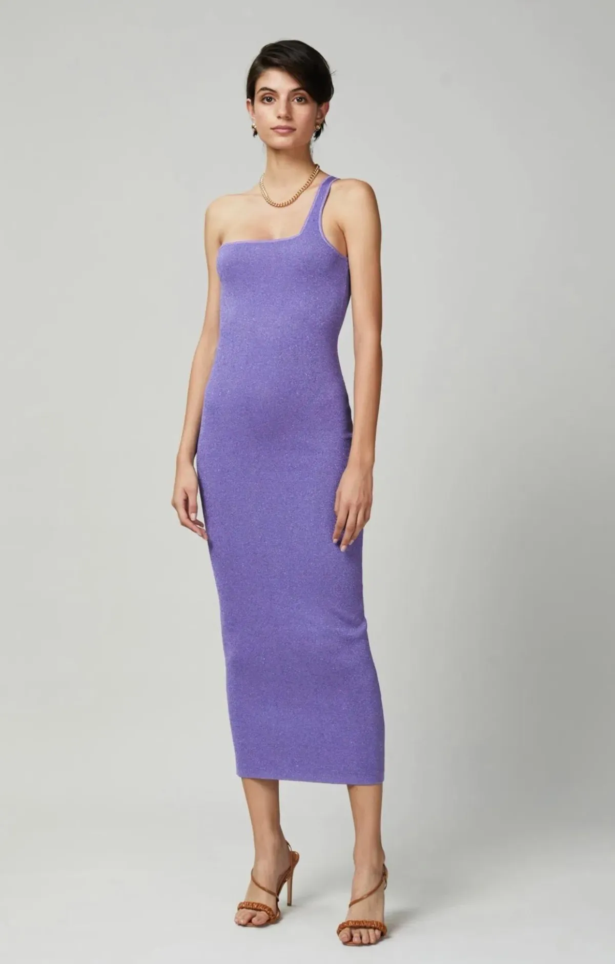 Bec & Bridge Adalane Asym Knit Dress in Lavender Size 10 - Image 1