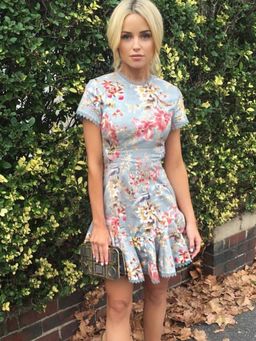 Zimmermann Mercer Flutter Dress Floral Print Size 8 for rent on The Volte - image 2