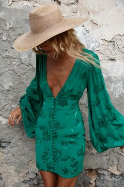 Rat & Boa Isabella Dress Green Size 8 for rent on The Volte - image 2