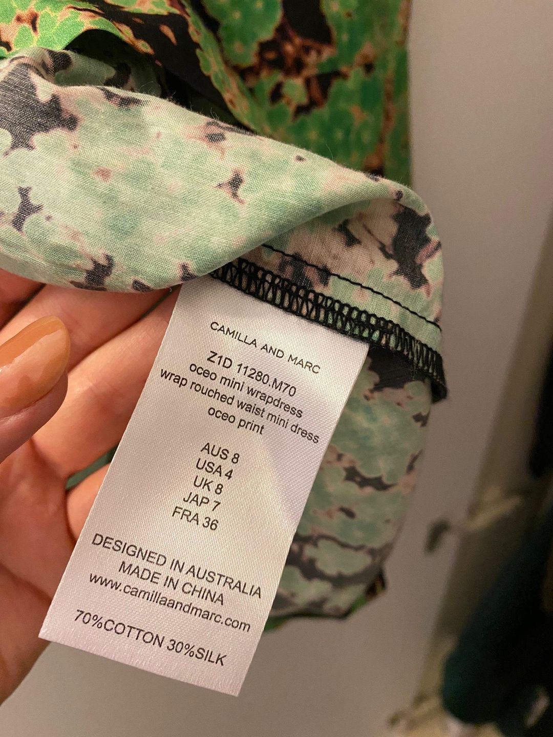 CAMILLA AND MARC OCEO MINI WRAPDRESS for rent on The Volte - main image