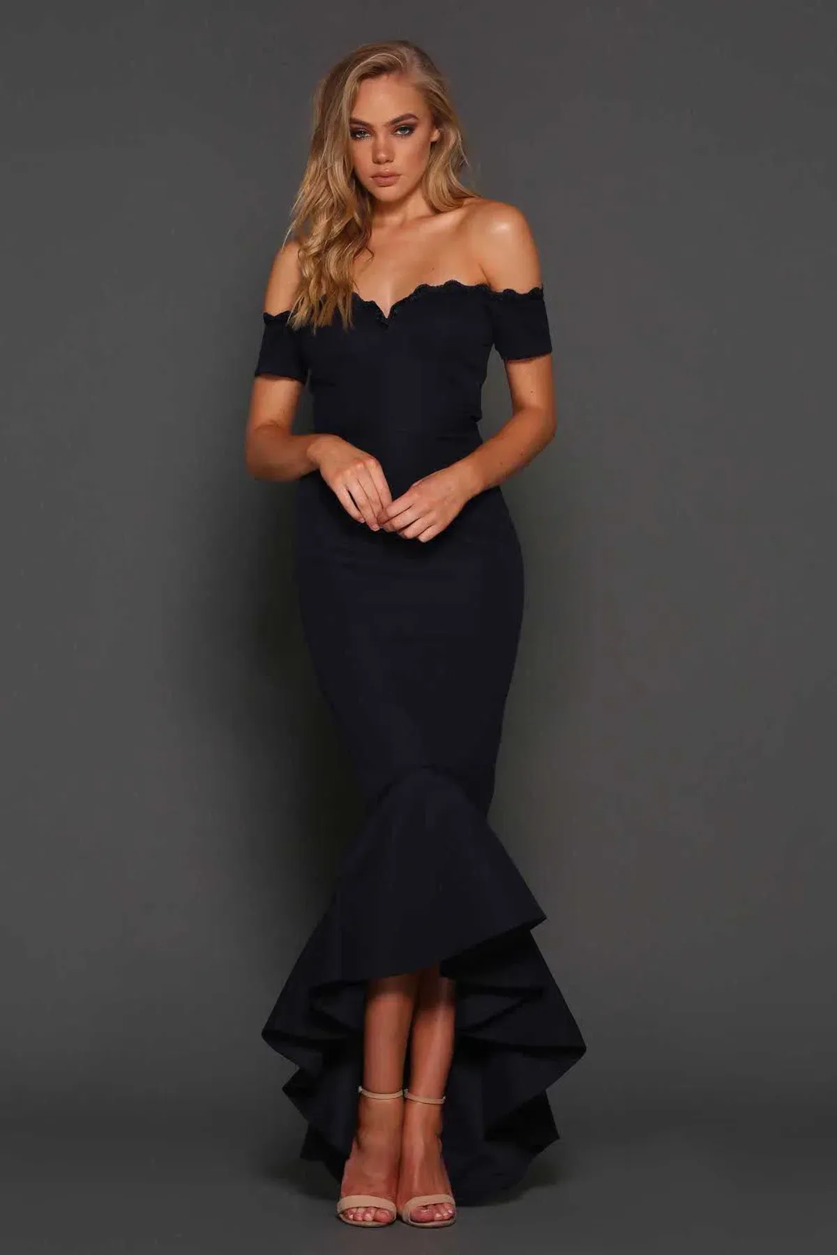 Elle Zeitoune Camille Dress Navy Size 6 - Image 1