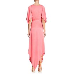 Manning Cartell tickled pink charmeuse dress for rent on The Volte - image 2