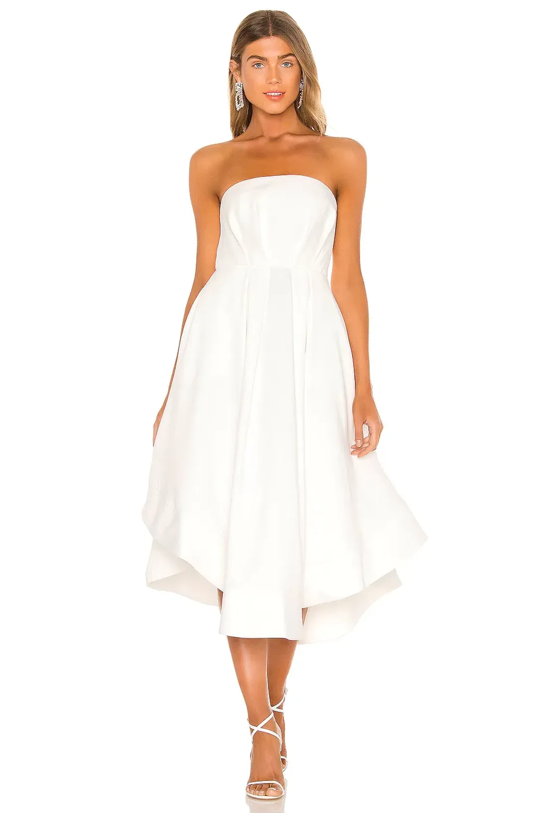 C/MEO Collective Vibrant Dress White Size L for rent on The Volte - main image