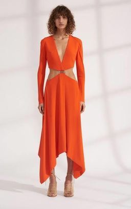 Dion Lee Red Modular E-Hook Dress for rent on The Volte - image 2