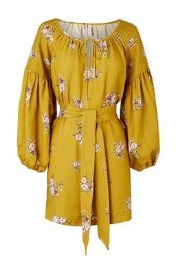 Steele - Bellflower Smock Dress Yellow Size 6 for rent on The Volte - image 4
