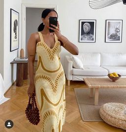 Alice McCall Windswept Midi Dress Cream Size 6 for rent on The Volte - image 4