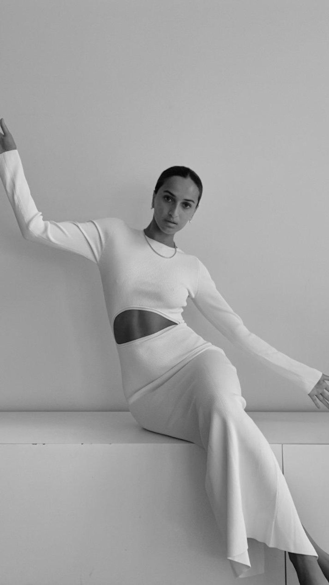 Sir The Label Celle Reversible Dress Midi White | AU 8 for rent on The Volte - main image