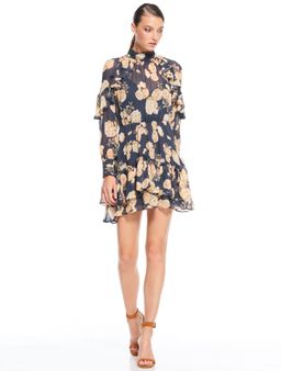 Talulah In The Mix Mini Dress Navy Size AU 6 for rent on The Volte - image 1