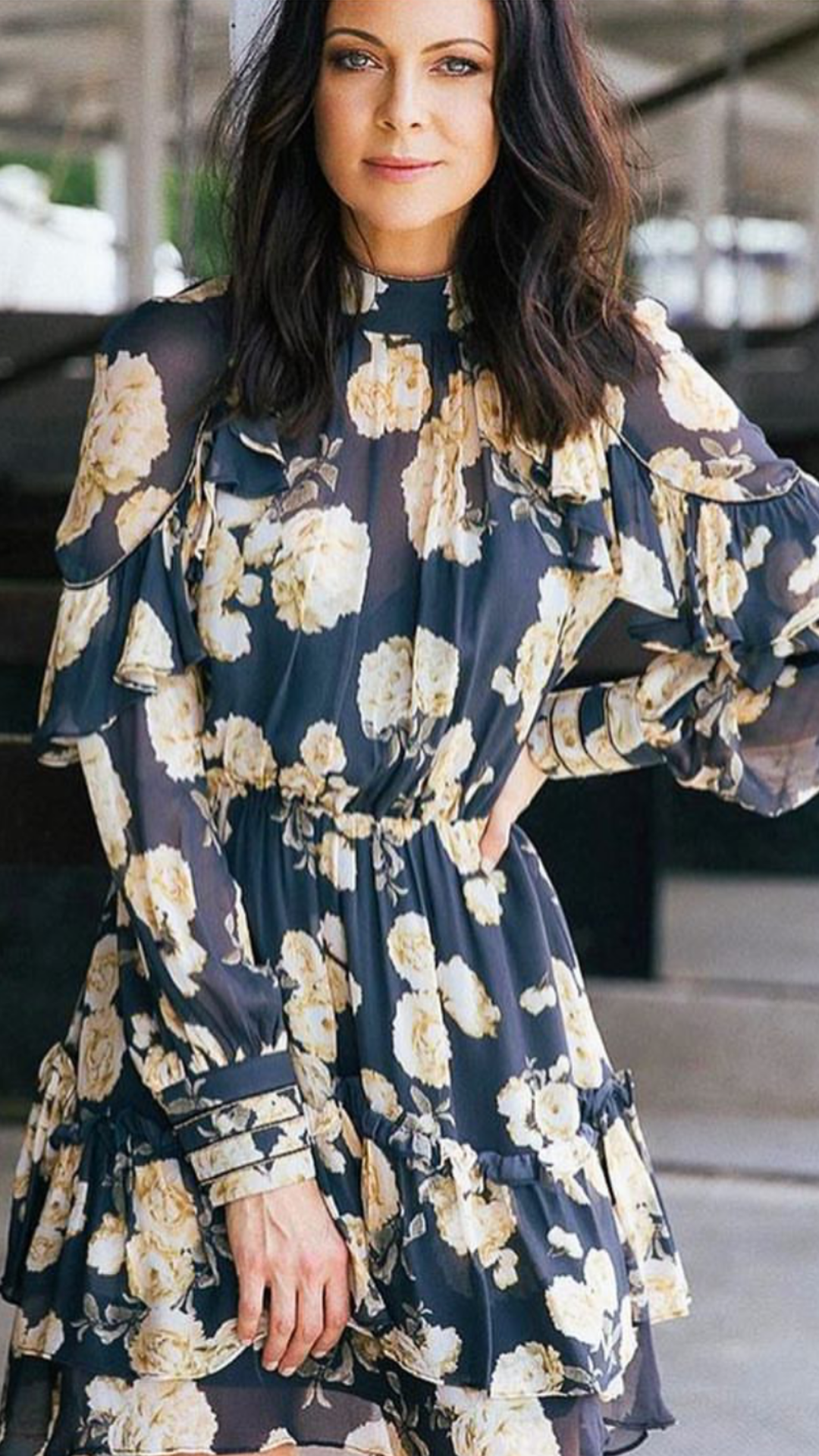 Talulah In The Mix Mini Dress Navy Size AU 6 for rent on The Volte - main image