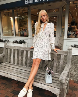 Zimmermann Empire Swing Mini Dress Pearl Confetti Size 2 / AU 12 for rent on The Volte - image 1