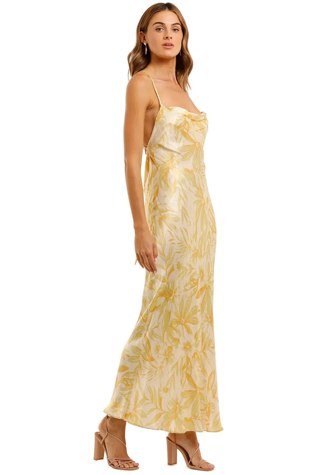 Bec & Bridge Tropical Punch Dress Yellow Size 6 for rent on The Volte - main image