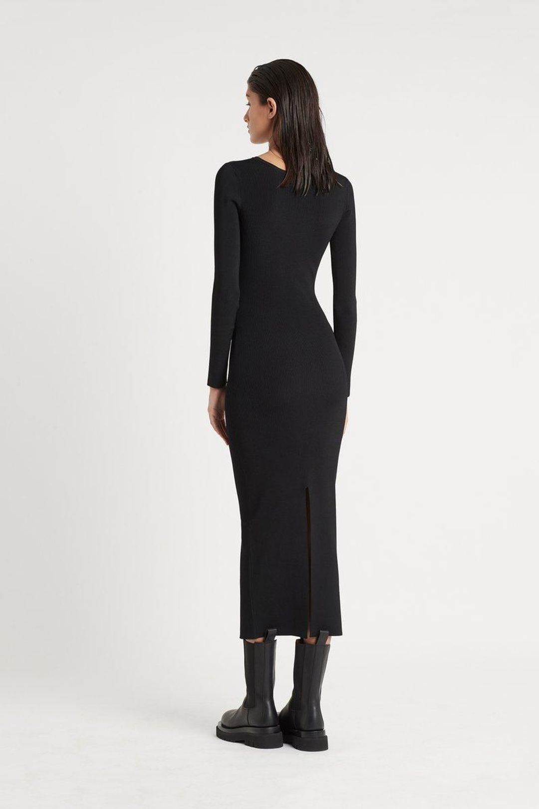 Sir The Label Celle Reversible Dress Midi Black | AU 10 for rent on The Volte - main image