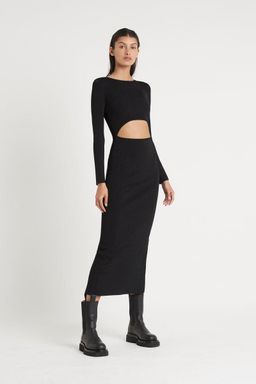 Sir The Label Celle Reversible Dress Midi Black | AU 10 for rent on The Volte - image 4
