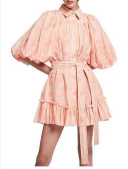 Aje Textural Mini Dress Floral Size 12 for rent on The Volte - image 1