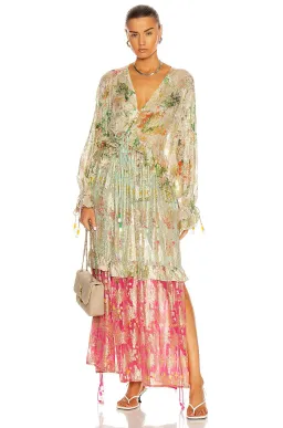 Hemant & Nandita Miyu Kaftan Multicolour Size 14 for rent on The Volte - image 1