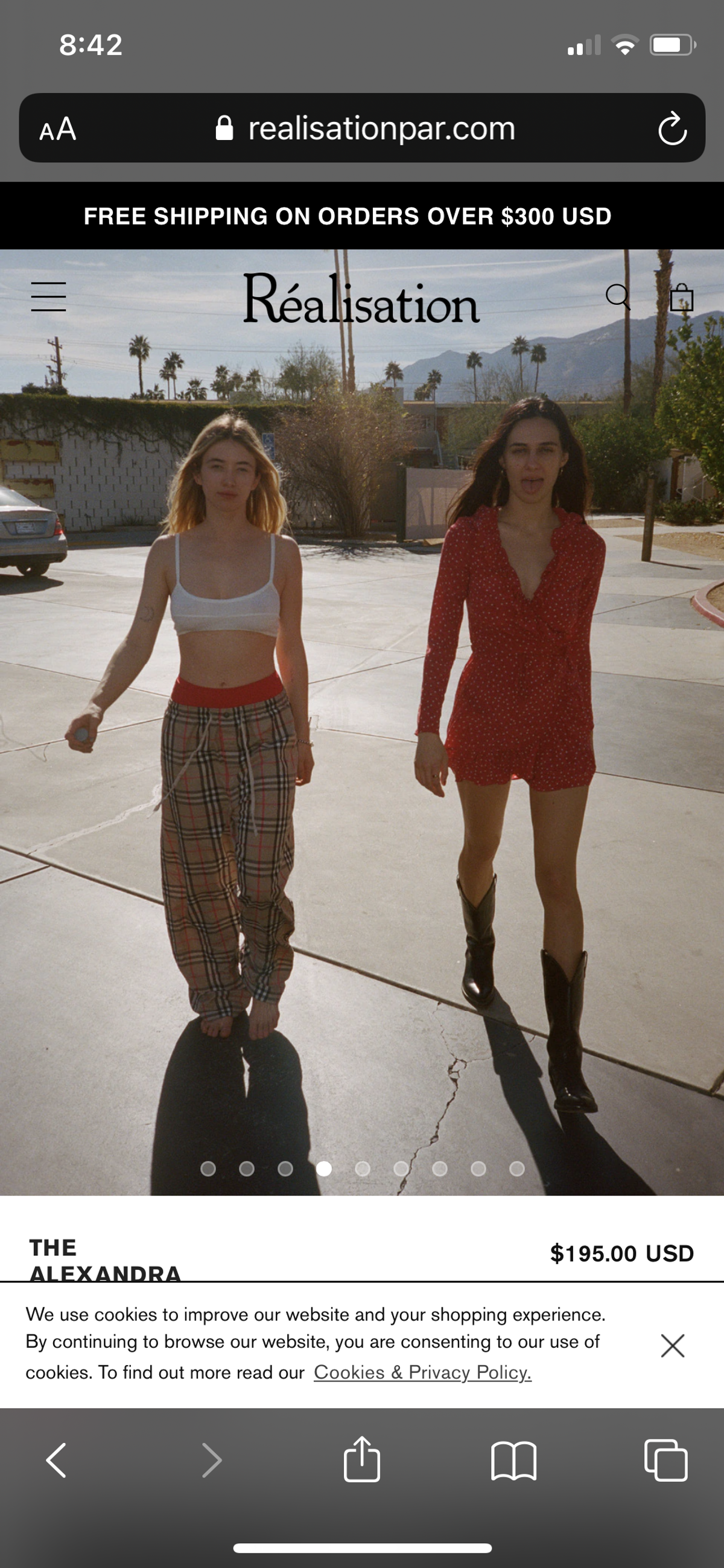 Realisation par alexandra dress red - Image 4