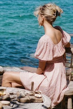 Spell Rae Mini Dress in Dusty Pink Size 10 for rent on The Volte - image 3